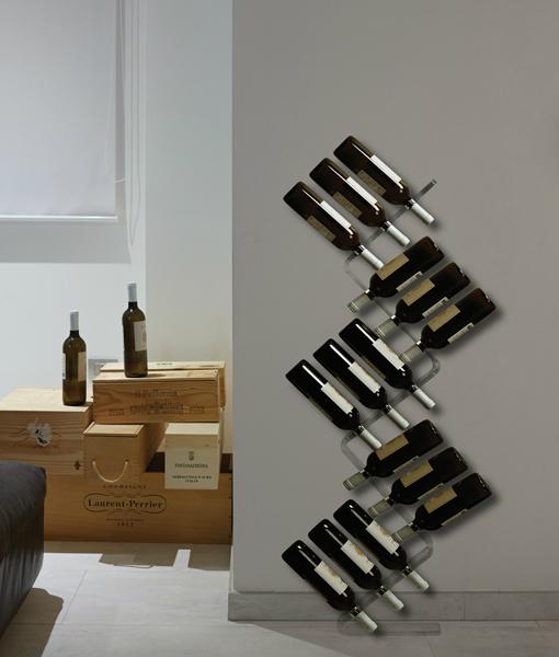 Wine Rack in Transparent Plastic Italian Design Racks & Holders 15 Emporium