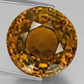 7000.00 ct Round Facet Yellow Orange