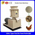 China factory direct price flat die chicken feed pellet mill 3