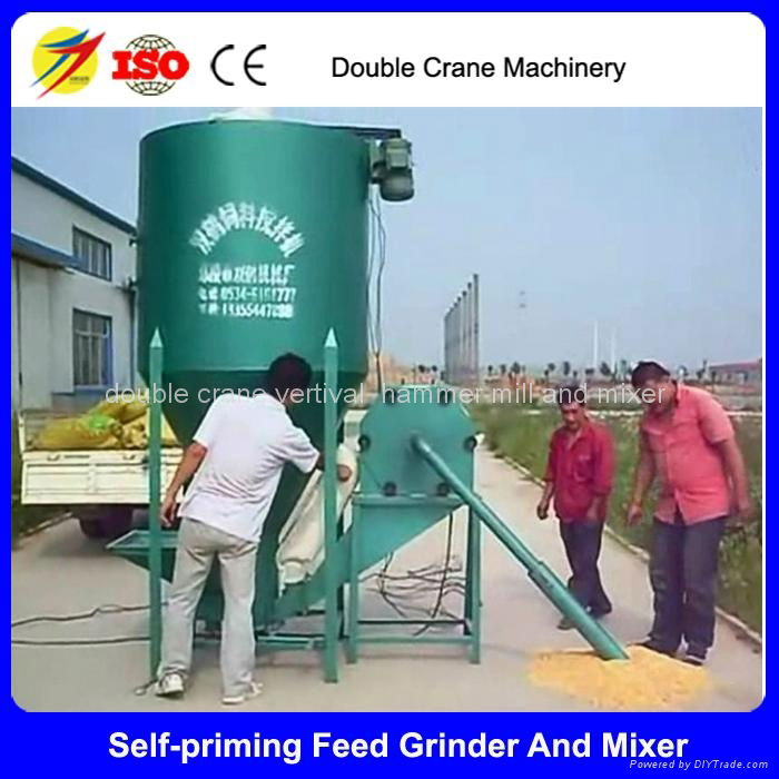 2017 popular  chicken and pig feed mixer and grinder unit  2