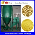 2017 popular  chicken and pig feed mixer and grinder unit 