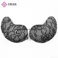 Elegant Pink Silicone Padded Push Up Bra  3