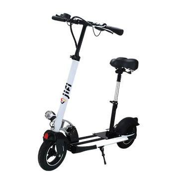 Folding 2-wheel electric kick scooter with seat design  5