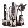 Shaker Cocktail with Strainer Corkscrew Bottle Opener Jigger 1