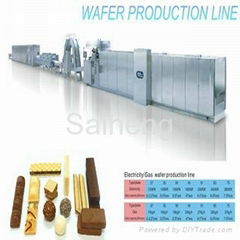 Commercial-27(gas heating)standard from baking wafer biscuit production line