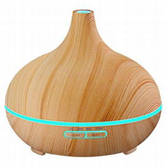 WF301    Wafue 300ml Wooden Grain Aromatherapy Essential Oil Diffuser