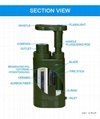 Multi function Mini outdoor water filter Factory OEM 