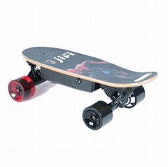 Portable 4 wheel mini electric fish board with remote control