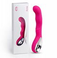 Rechargeable silicone sex toy vibrator for women 2