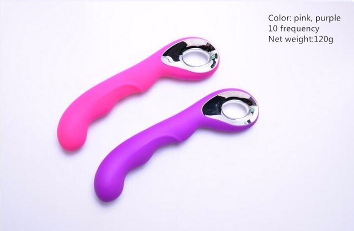 Rechargeable silicone sex toy vibrator for women
