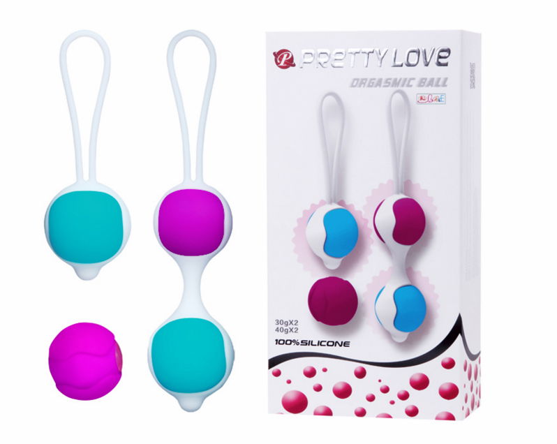 silicone waterproof Kegel exercise ball for women