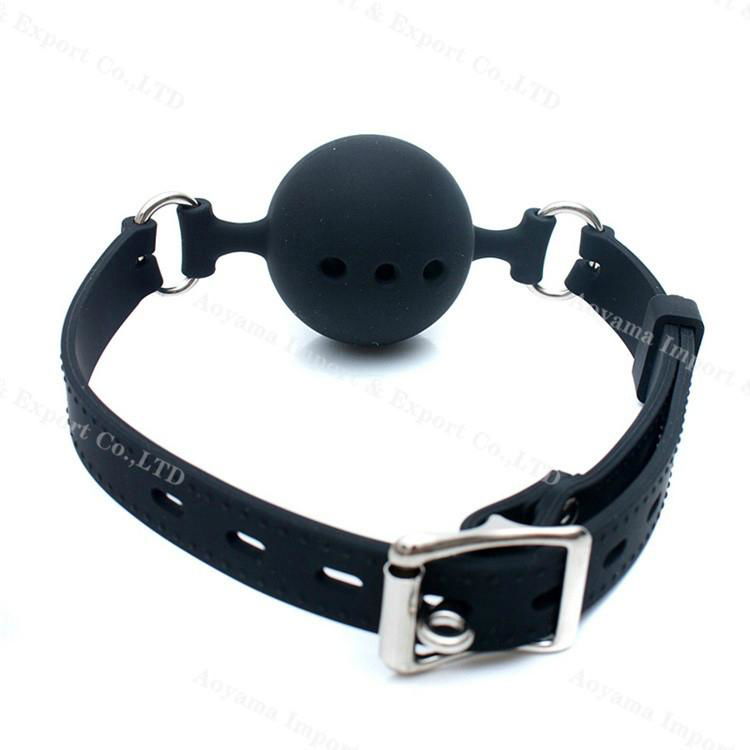 Factory Price Soft Silicone Bondage mouth Ball Gags adult toys 2