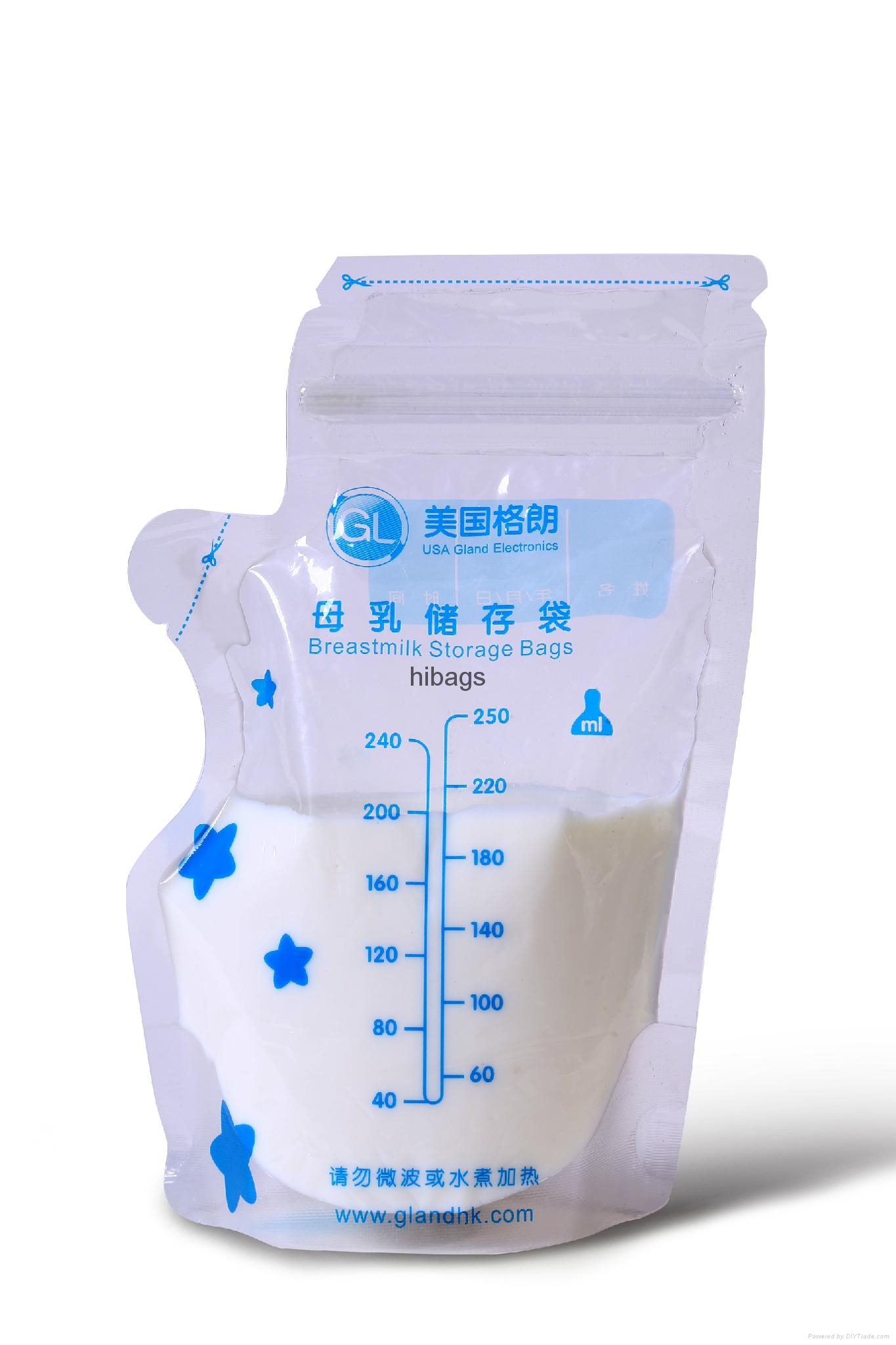 Breast milk bags f1 hibags/customize (China Manufacturer) Label
