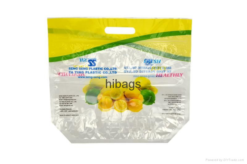 Enviroment friendly  fruit vegetable storage freshness Bags 3