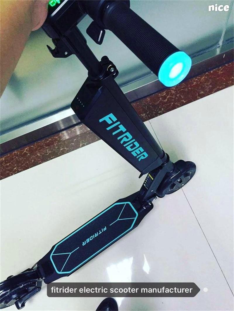 New Electric Scooter Fitrider T1s Model 8inch Wheel Quick Released Battery  3