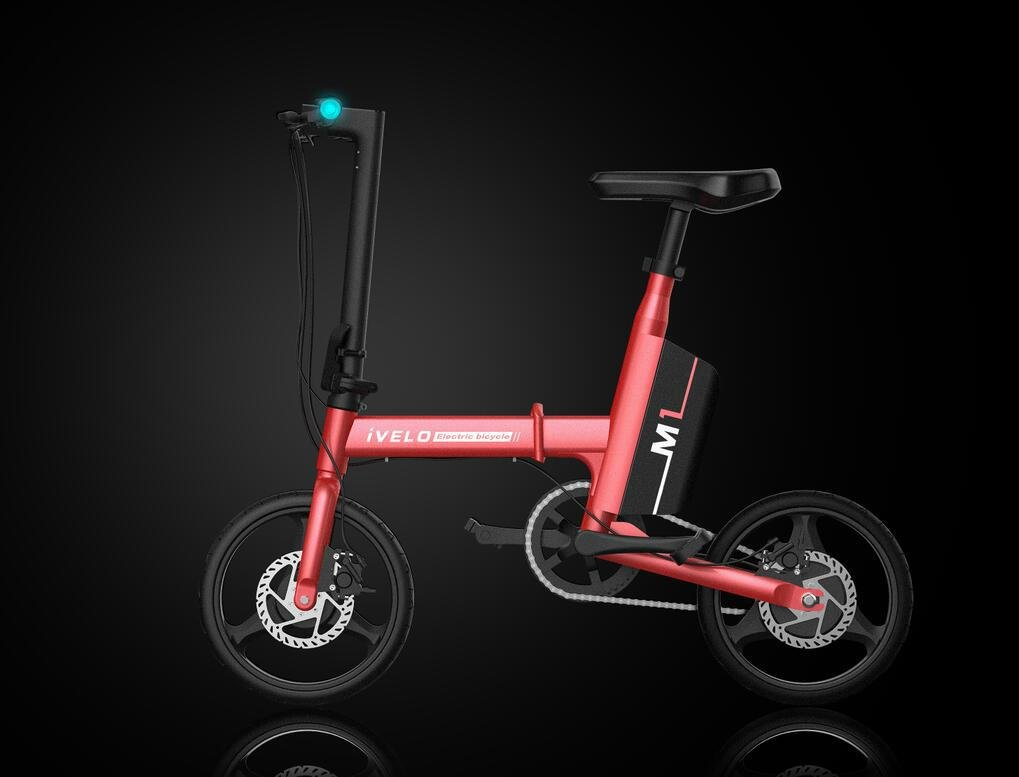 爱维乐M1电动折叠自行车纯电动加助力骑行 5