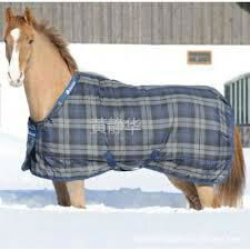 900D breathable ripstop horse rug fabric/7mm plaid waterproof 4