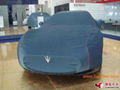 Polyester cover car silver ripstop