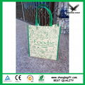 Customized  shopping tote fabric  laminated pp non woven bag 5