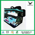  Customized printed picnic ice wine bottle insulated lunch cooler bag 3