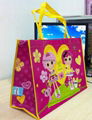 Custom Promotional wine shopping tote laminated pp non woven bag 4