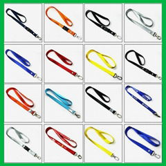 Customized Exhibition Sublimation Printed Logo NylonWoven Polyester Neck Lanyard