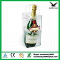 Strong clear PVC wine bag 1
