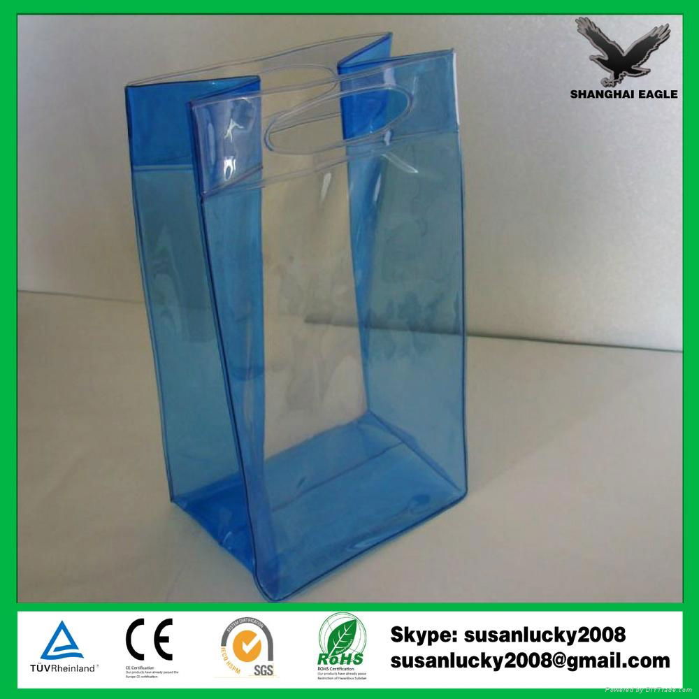 Strong clear PVC wine bag 5