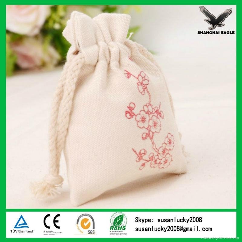 China Shanghai Wholesale Custom Printed Cotton Pouch 5
