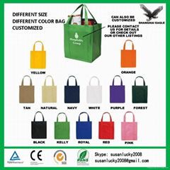 2017 New Design Strong Die Cut Non Woven Bags