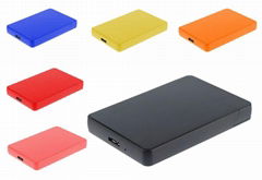 2.5"ABS tool free HDD enclosure screwless USB3.0 OEM/ODM