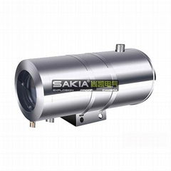 Stainless Steel 316L IP68 Dust Proof Explosion Proof Camera With Cleaner