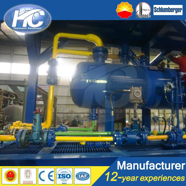 Automatic discharge 3 phase separator/three phase separator