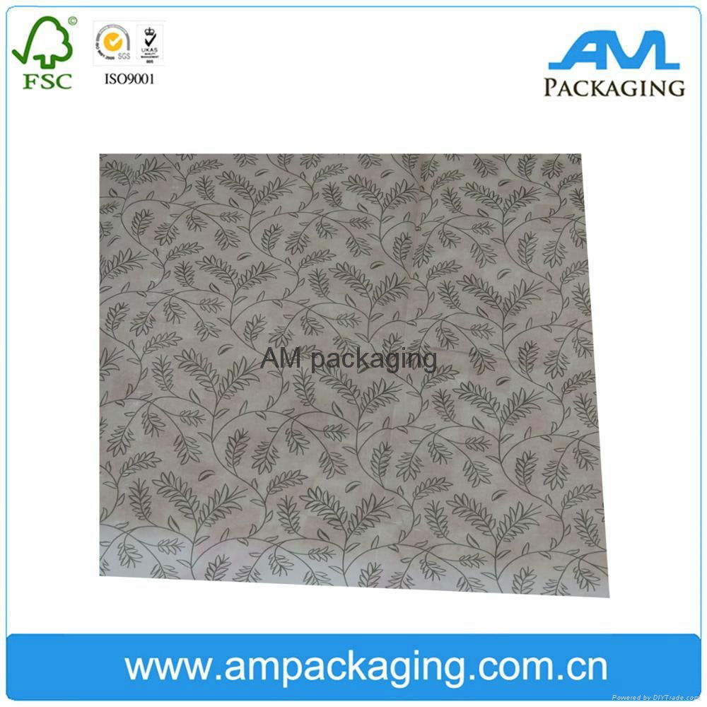 Custom gift packaging paper printed logo tissue wrapping paper