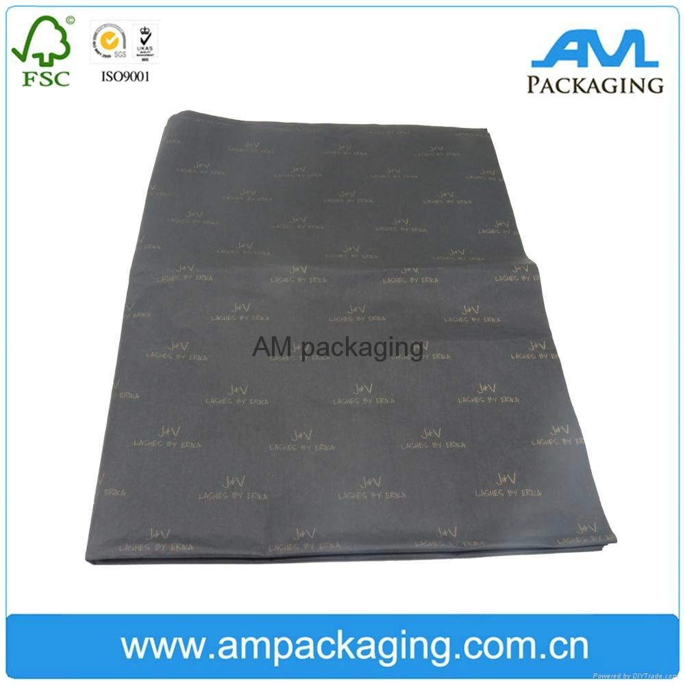 Custom gift packaging paper printed logo tissue wrapping paper 2