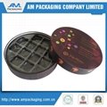 Round & oval shape chocolate assortment box for candy packaging 1