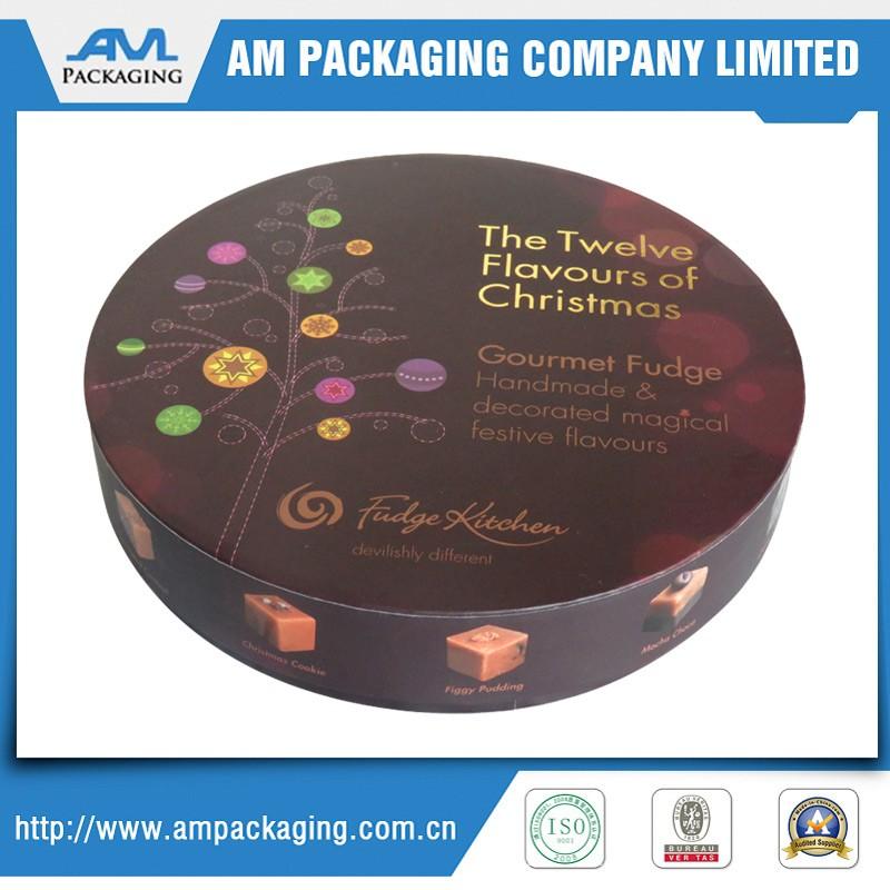 Round & oval shape chocolate assortment box for candy packaging 2