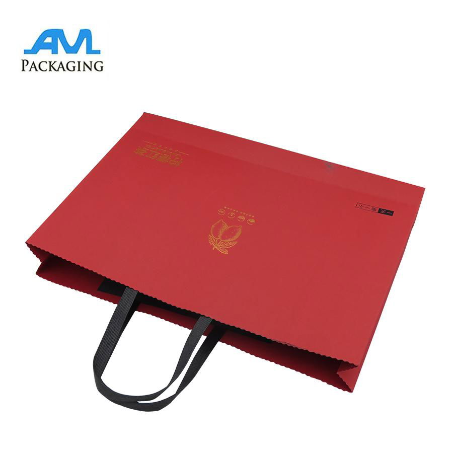 Flat Promotional Shopping Custom Paper Bag 3