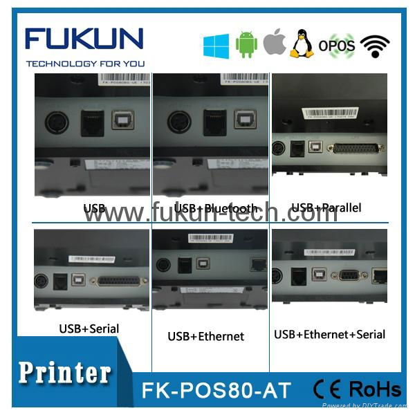 FK-POS80-AT thermal printer with usb