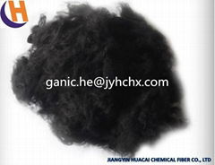 Black Polyester Staple Fiber