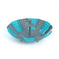 Foldable Filter Fruit Basket & Heat Resistant Food Steamer for Kitchen 4