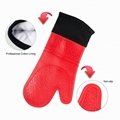 Silicone Oven Mitts Heat Resistant Oven Gloves 2