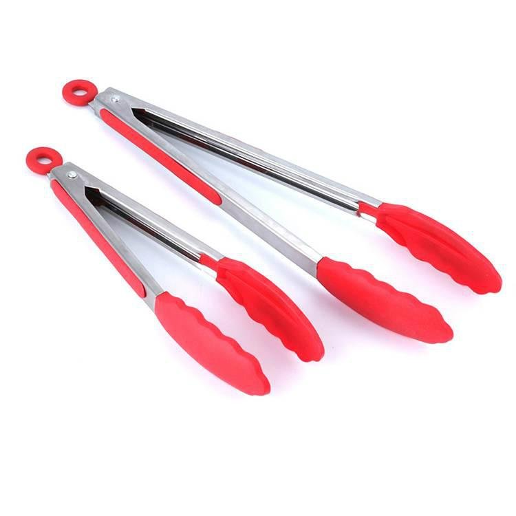 Set of 2 Stainless-steel BBQ Tongs 2