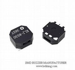  Black Passive Treble Electromagnetic SMD Buzzer