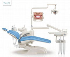 High quality basic dental chair with LED operating light