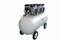 Medical Silent Oilless Oil-Free Tank 120L Dental Oil Free Air Compressor
