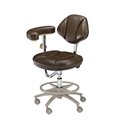 Dental Rotating Leather Dentist Stool Assistant Chair Stool