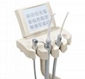 High Quality Colorful Electric Dental Unit Chair with LED Sensor Lamp