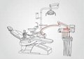 Medical Dental Instrument Equipment Integral Electric Dental Chair Unit