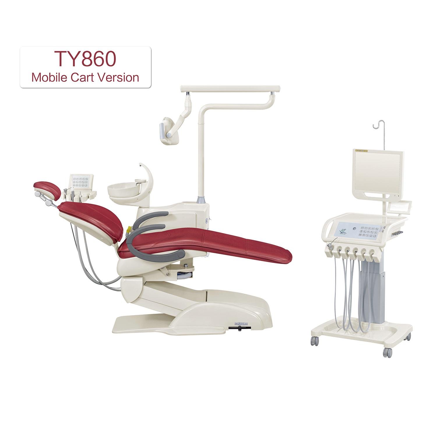 High Quality  Dental Chair with Delivery Cart